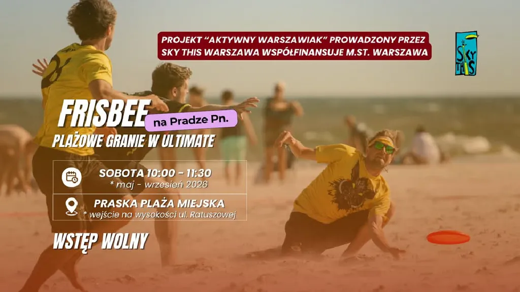 Plażowe granie w ultimate frisbee