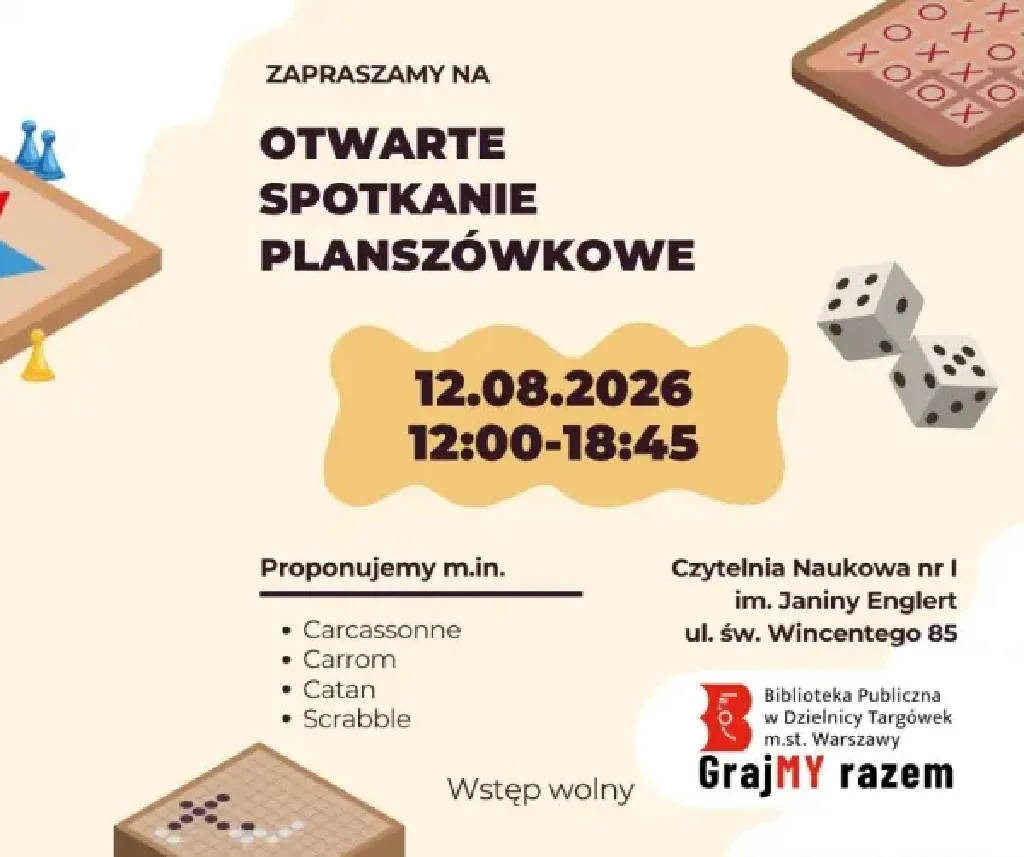 Otwarte spotkanie planszówkowe