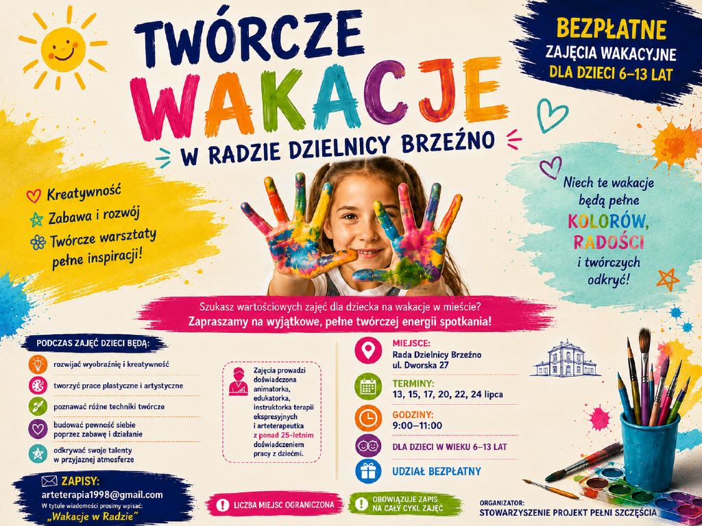 Twórcze wakacje w Radzie Dzielnicy Brzeźno