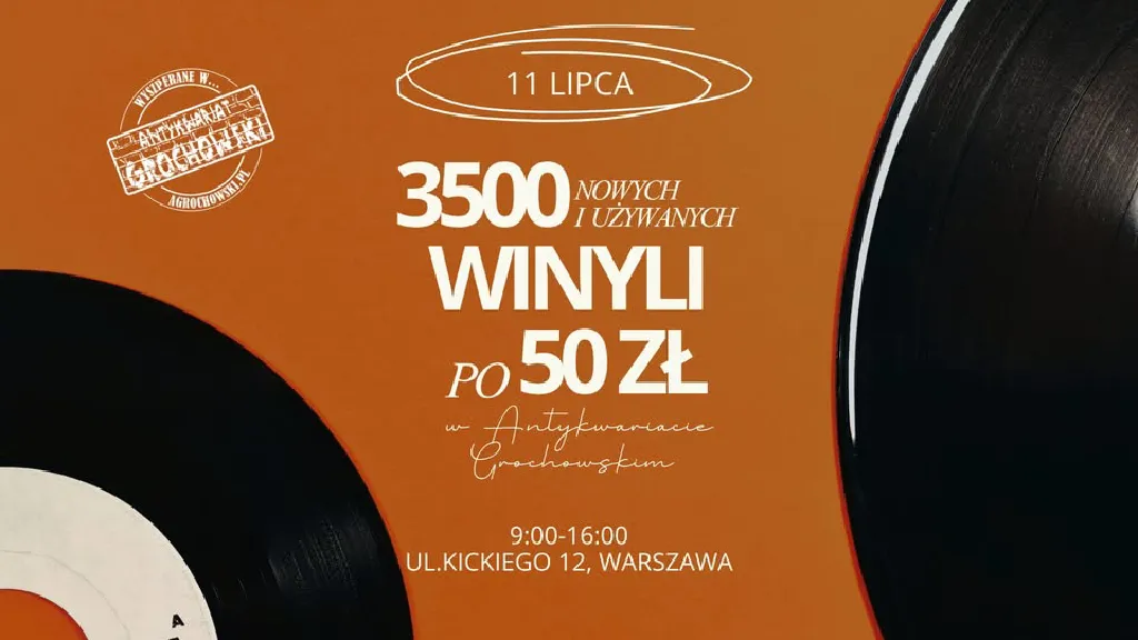 Wielka wyprzedaż winyli w Antykwariacie Grochowskim