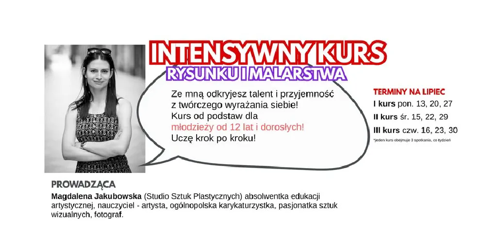 Intensywny kurs rysunku i malarstwa