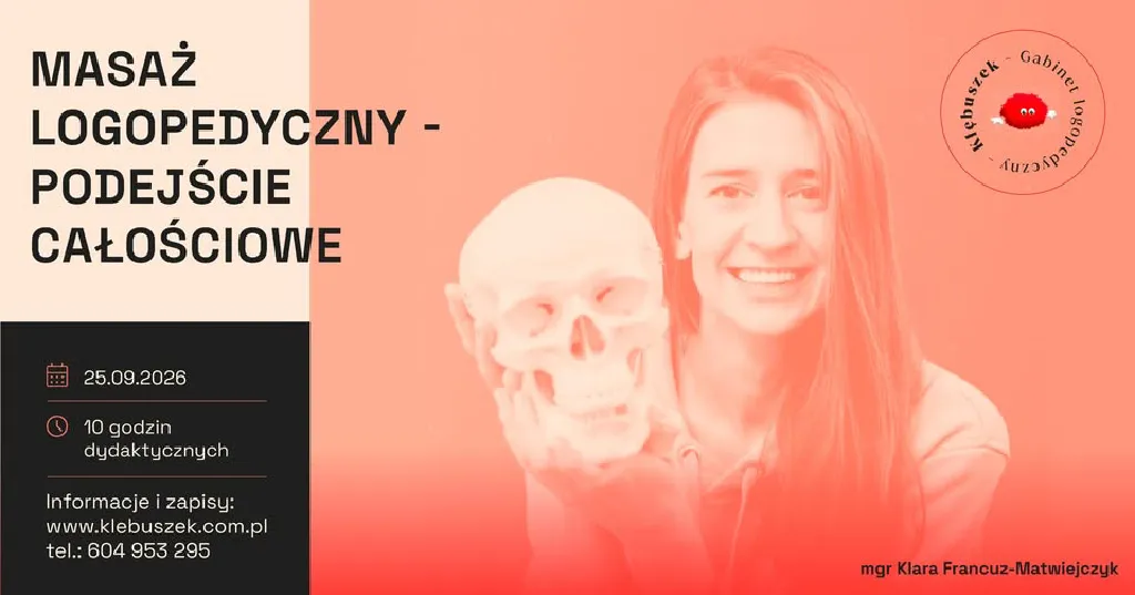Masaż logopedyczny – szkolenie stacjonarne