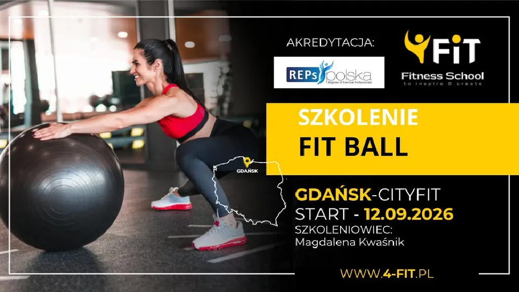 Szkolenie FIT BALL – certyfikacja REPs Polska