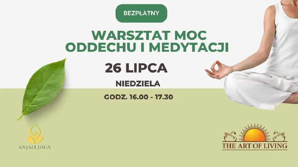 Moc Medytacji i Oddechu – bezpłatne spotkanie