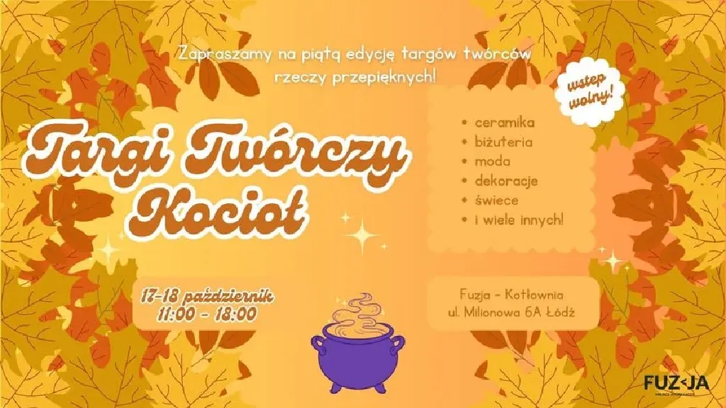 Twórczy Kocioł vol. 5 – jesienne targi w Fuzji