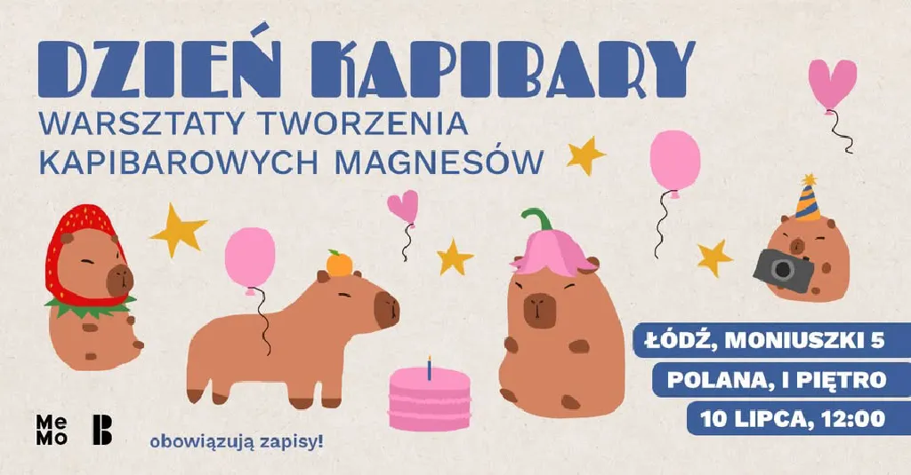 Dzień kapibary – warsztaty z tworzenia magnesów