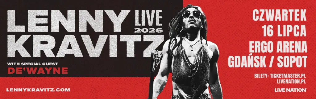 Lenny Kravitz Live 2026 w ERGO ARENIE