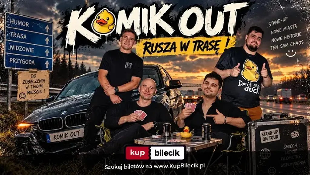 Komik Out – pierwsza trasa stand-upowa