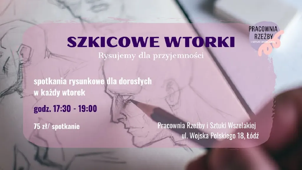 Szkicowe wtorki – warsztaty rysunku