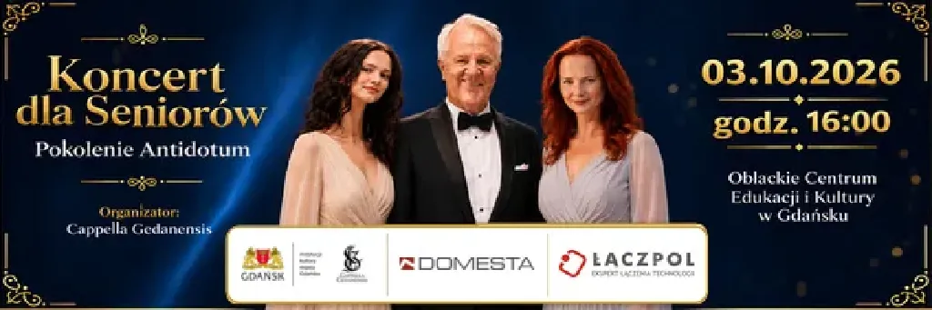 Koncert dla seniorów – POKOLENIOWE ANTIDOTUM