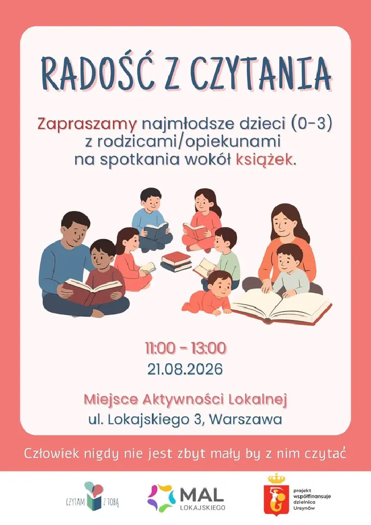 Radość z czytania – spotkanie dla dzieci