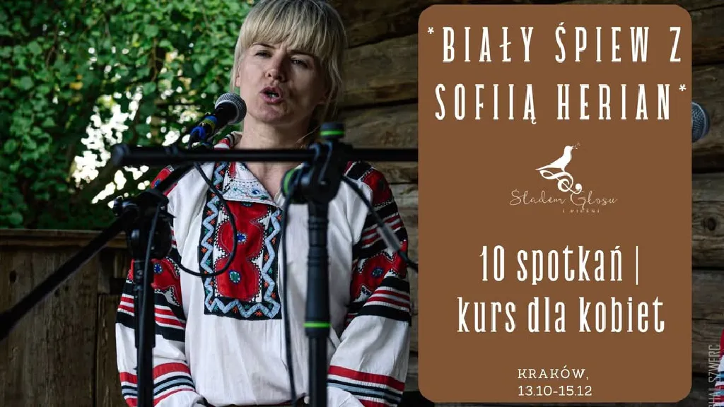 Biały śpiew – jesienny kurs dla kobiet z Sofiią Herian