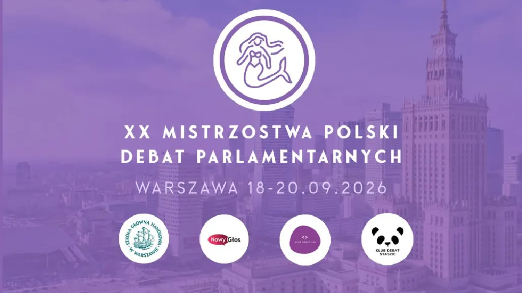 XX Mistrzostwa Polski Debat Parlamentarnych 2026