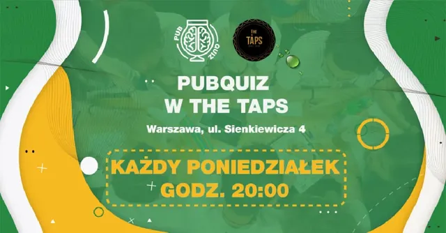PubQuiz w The Taps – drużynowy quiz z nagrodami