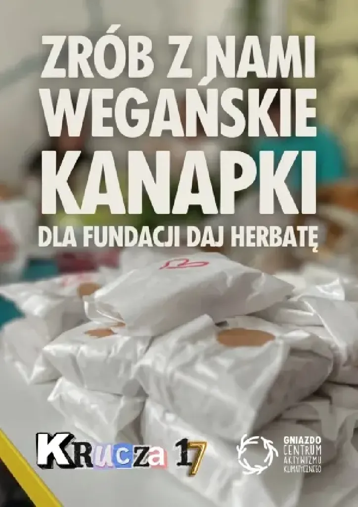 Wegańskie kanapki dla Fundacji Daj Herbatę