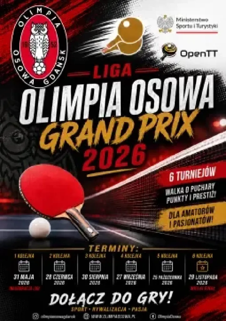 Liga Olimpia Osowa Grand Prix 2026 – tenis stołowy