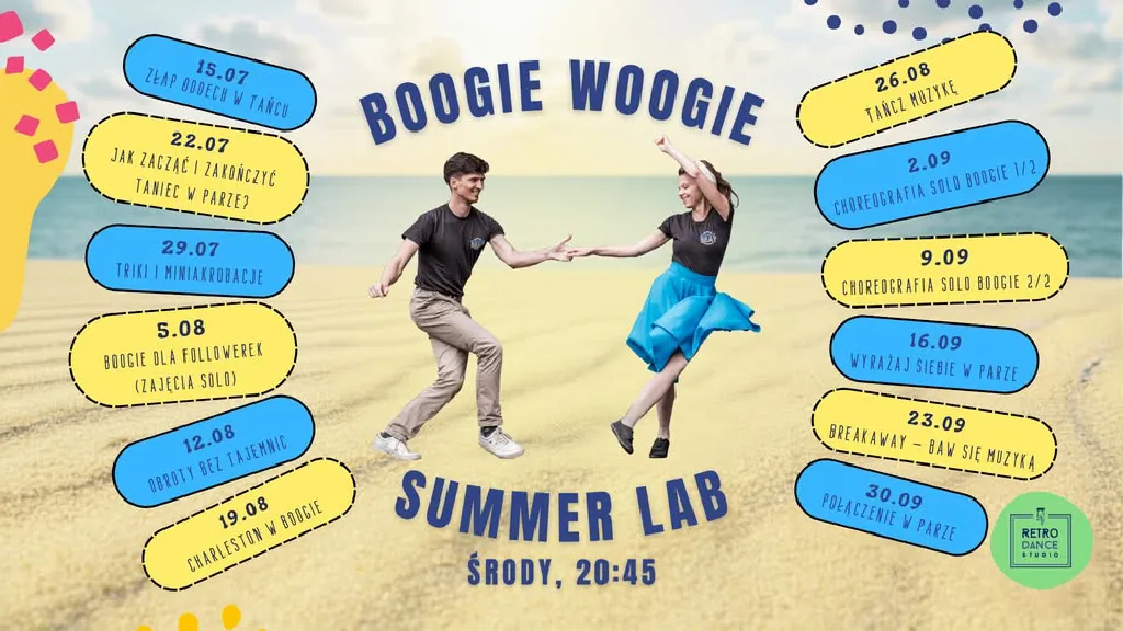 Boogie Woogie Summer Lab w Retro Dance Studio