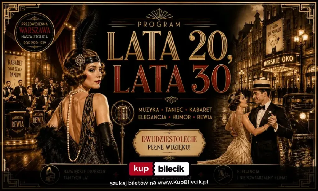 Lata 20. i 30. – rewia wokalno-taneczna