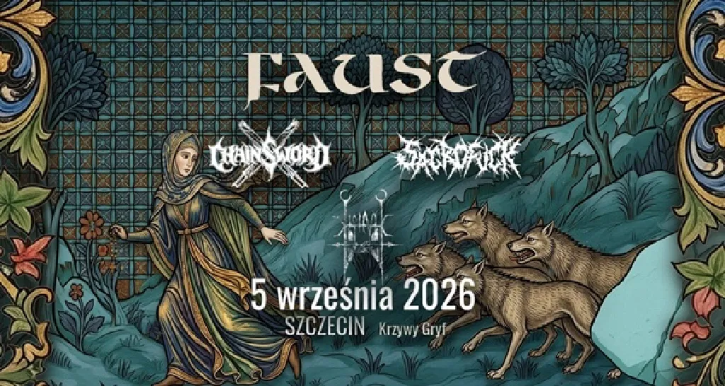 Koncert metalowy: Faust, Chainsword, Sacrofuck, Xificurk