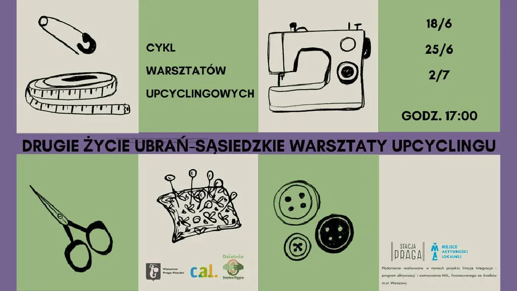 Drugie życie ubrań – warsztaty upcyclingu