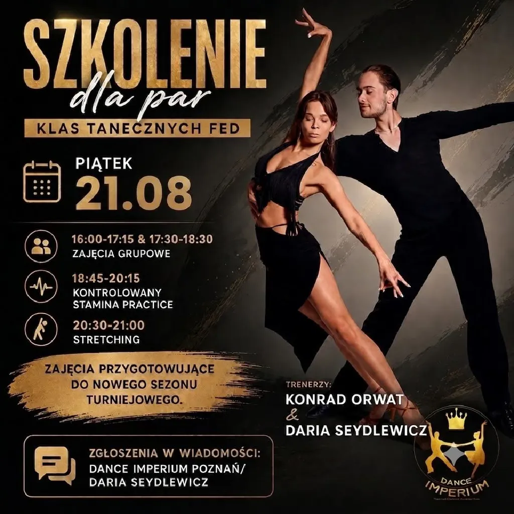 Szkolenie taneczne – klasy F, E, D