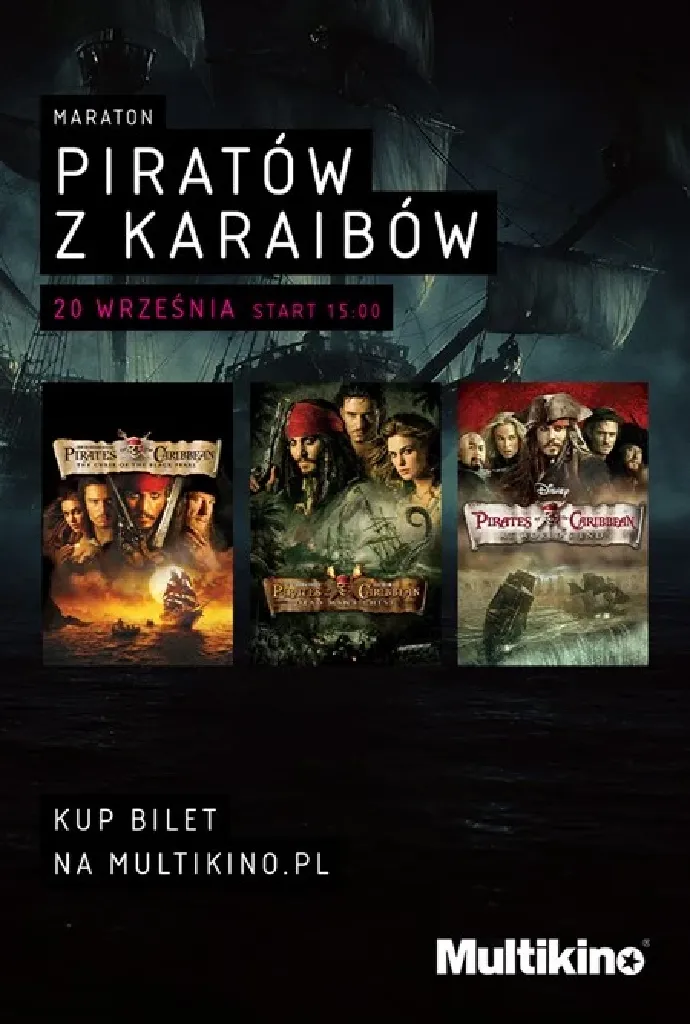 Piraci z Karaibów – maraton filmowy