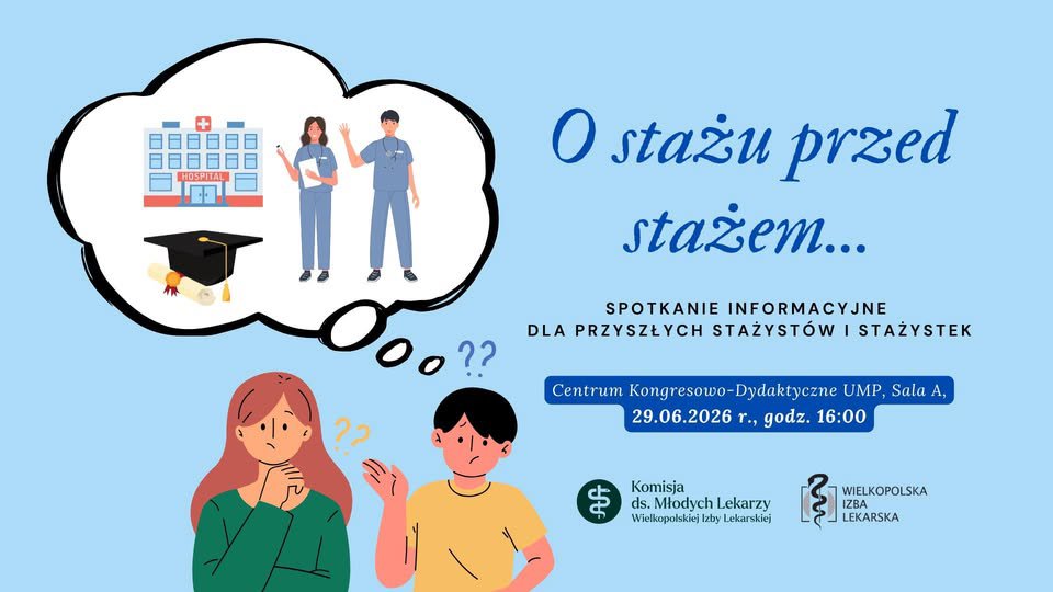 O stażu przed stażem: Spotkanie informacyjne dla przyszłych lekarzy