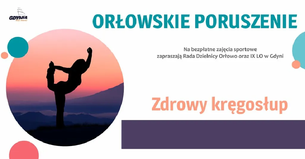 Zdrowy kręgosłup – zajęcia w Orłowie