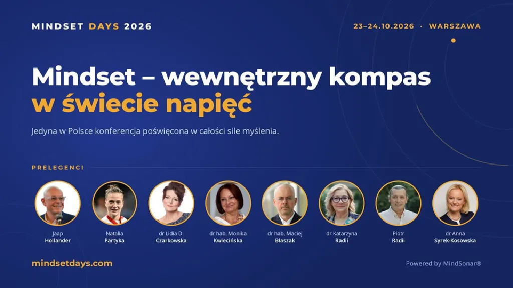 Mindset Days 2026 – konferencja o sile myślenia