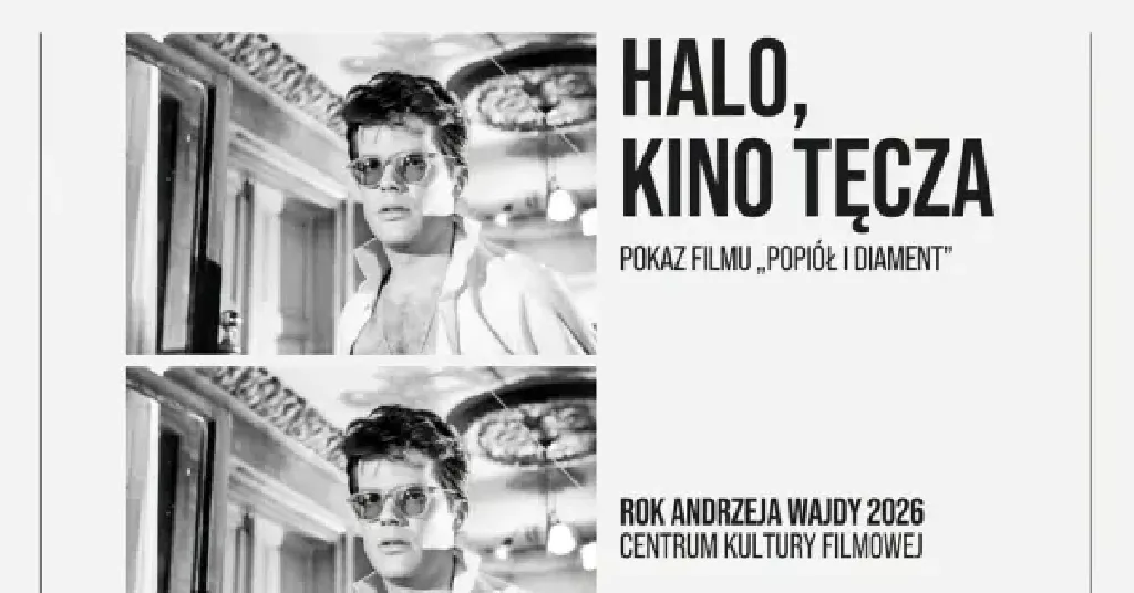 Popiół i diament – pokaz plenerowy w cyklu HALO, KINO TĘCZA