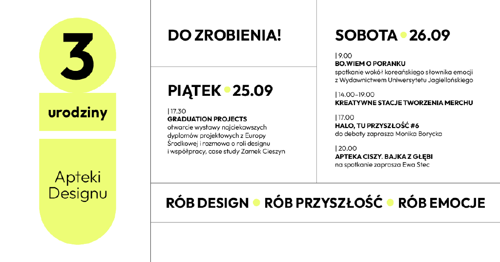 3. urodziny Apteki Designu