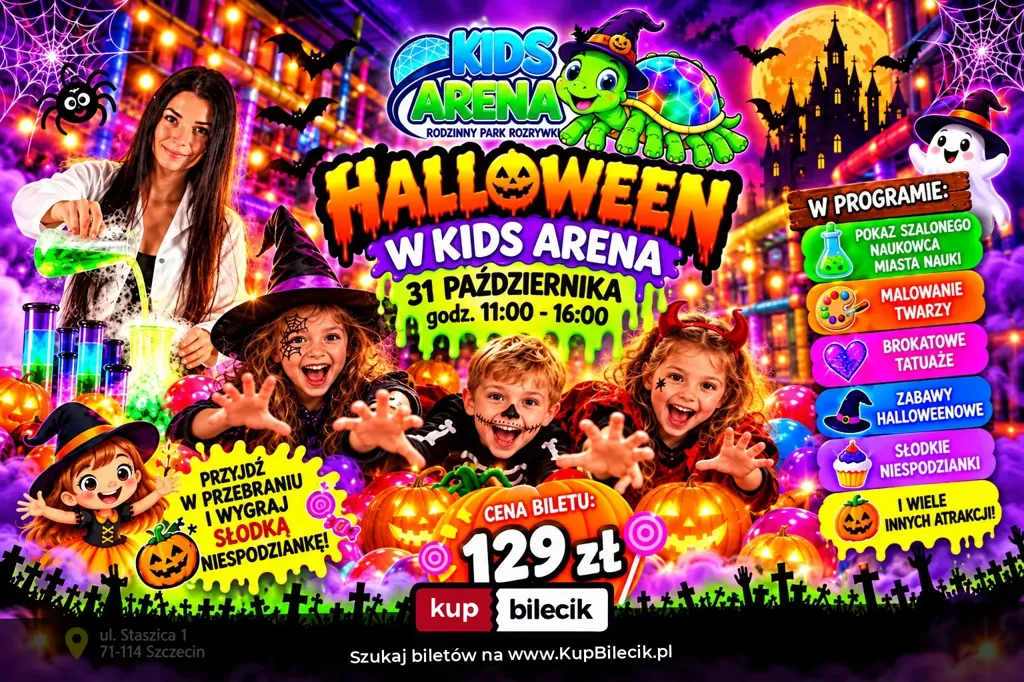 Halloween w Kids Arenie — HALLOWEEN W KIDS ARENA - STRASZNIE FAJNA ZABAWA!