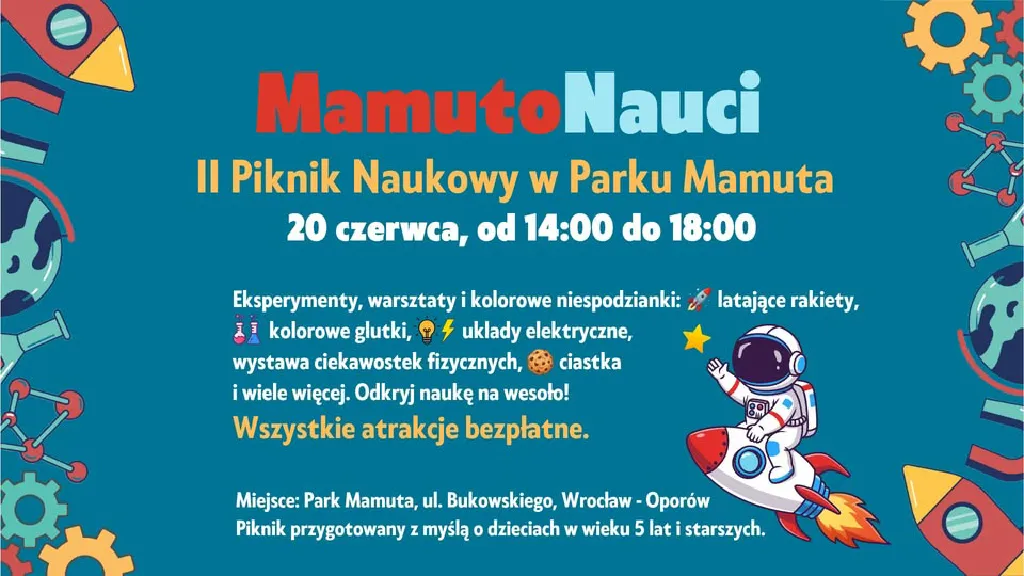 II Piknik Naukowy w Parku Mamuta