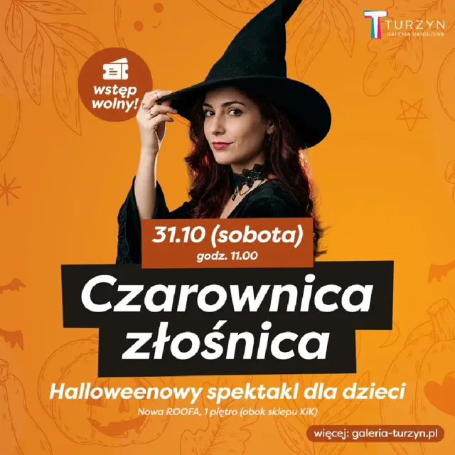 Czarownica Złośnica – halloweenowy spektakl dla dzieci