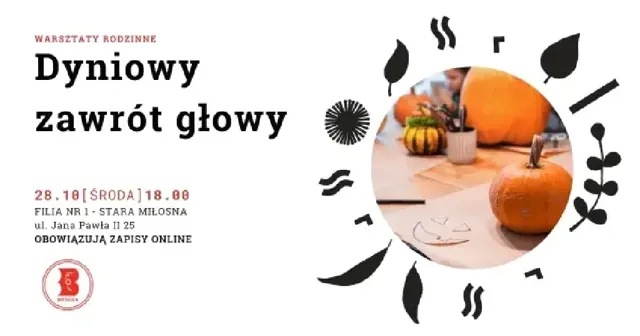 Dyniowy zawrót głowy – warsztaty rodzinne