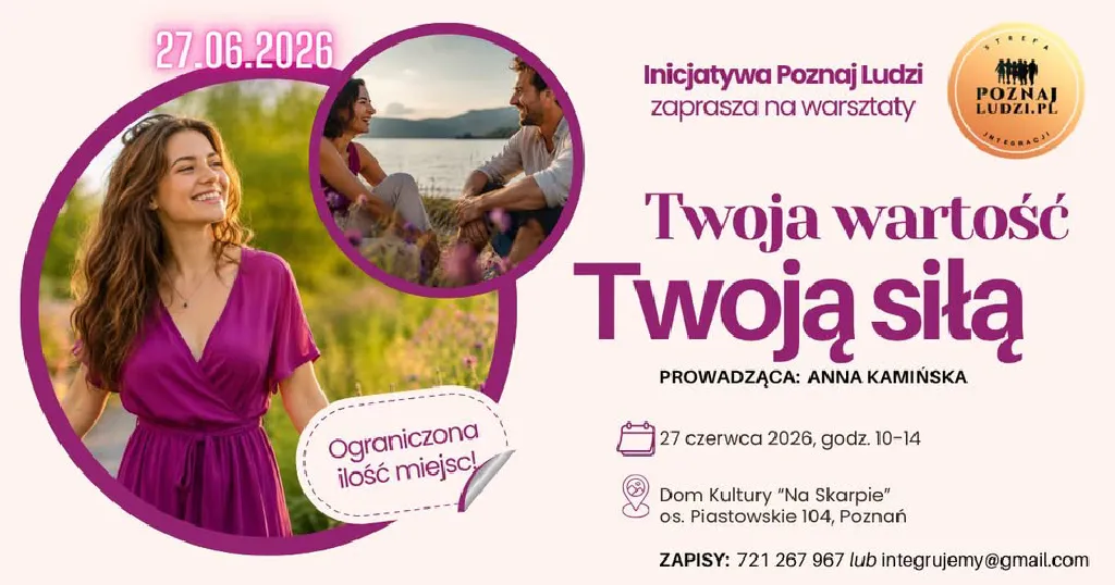 Twoja wartość Twoją siłą – warsztaty dla singli
