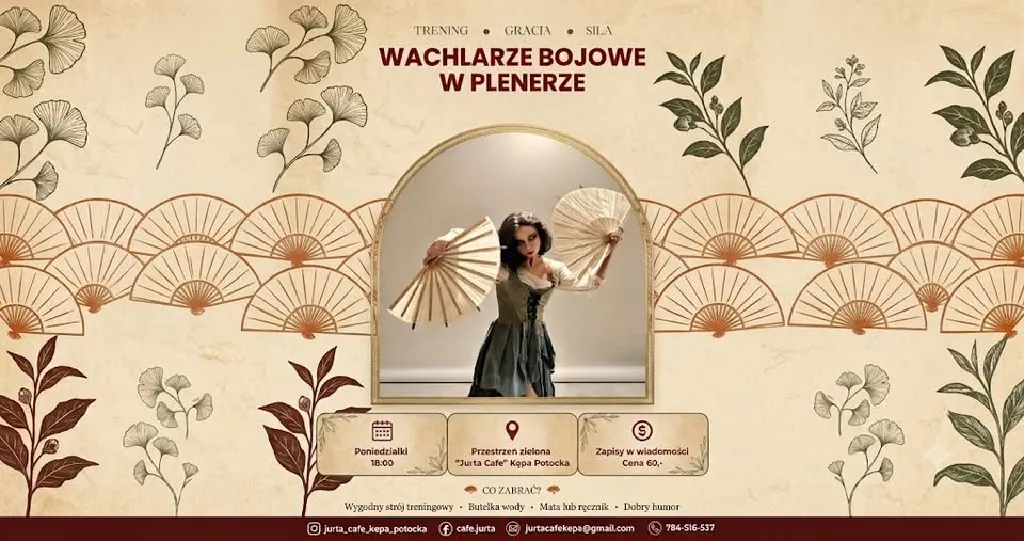 Wachlarze bojowe w plenerze – Kępa Potocka