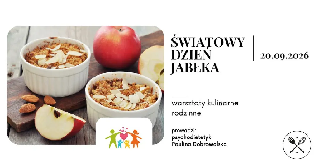 Światowy Dzień Jabłka – rodzinne warsztaty kulinarne