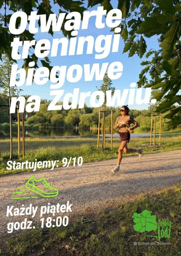 Bieganie z Zieloną Łodzią – otwarte treningi w Parku na Zdrowiu
