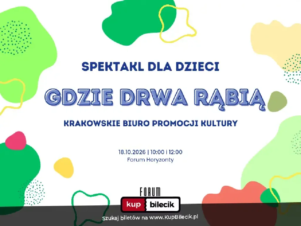 Gdzie drwa rąbią – ekologiczny spektakl dla dzieci
