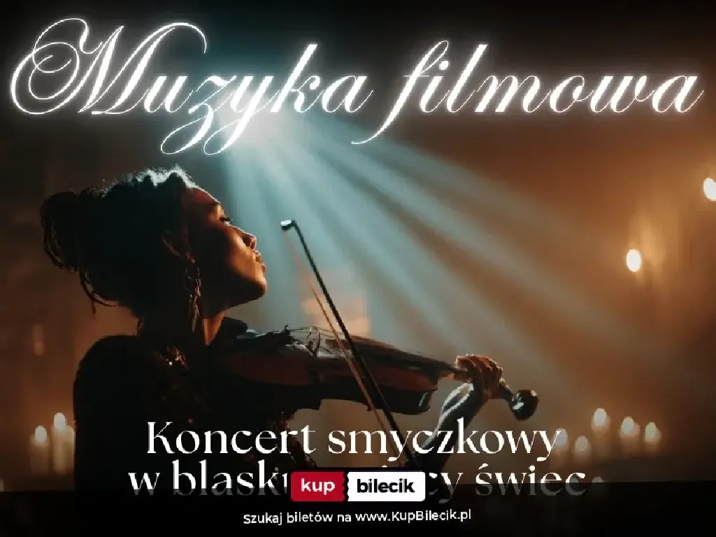 Muzyka filmowa – koncert w blasku świec