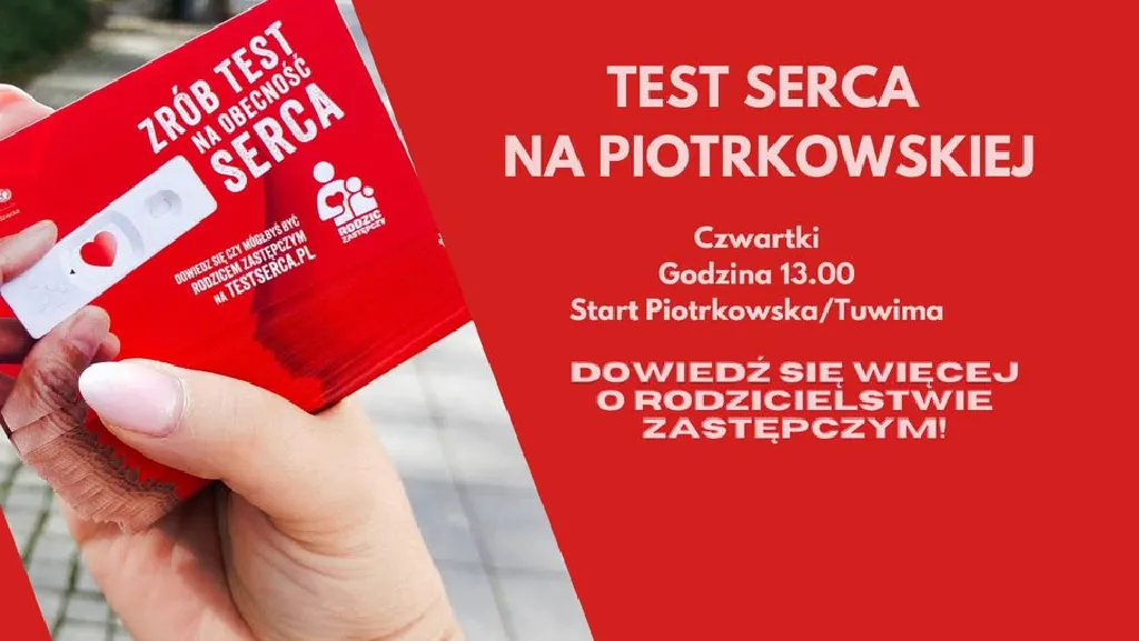 Test Serca na Piotrkowskiej – happening