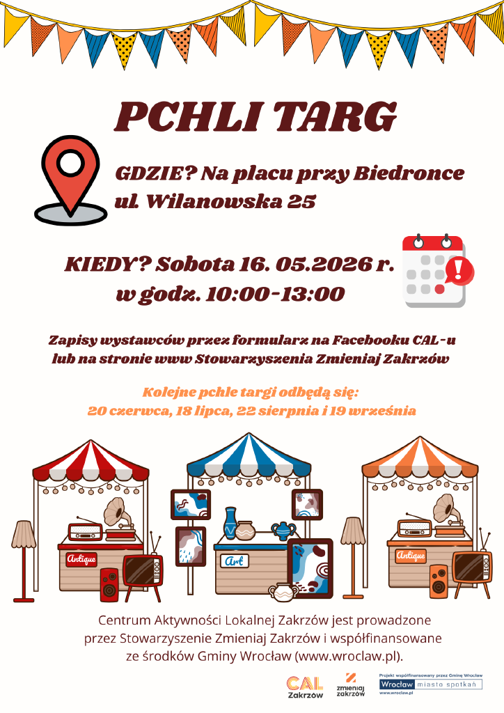 Zakrzowski Pchli Targ na Osiedlu Sobieskiego