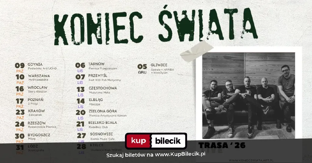 Koniec Świata + Efortles – koncert