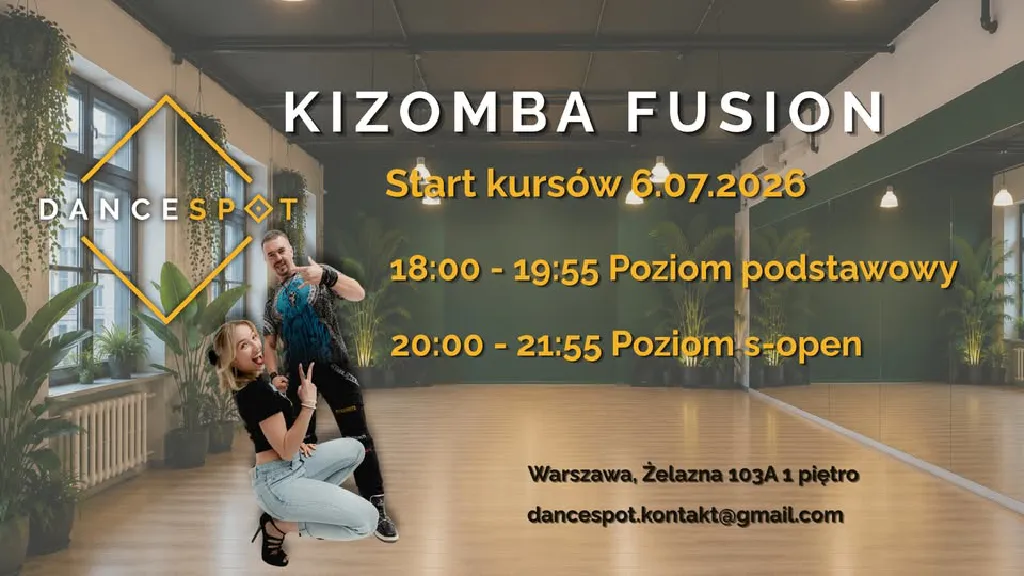 Kursy Kizomba Fusion w Dance Spot