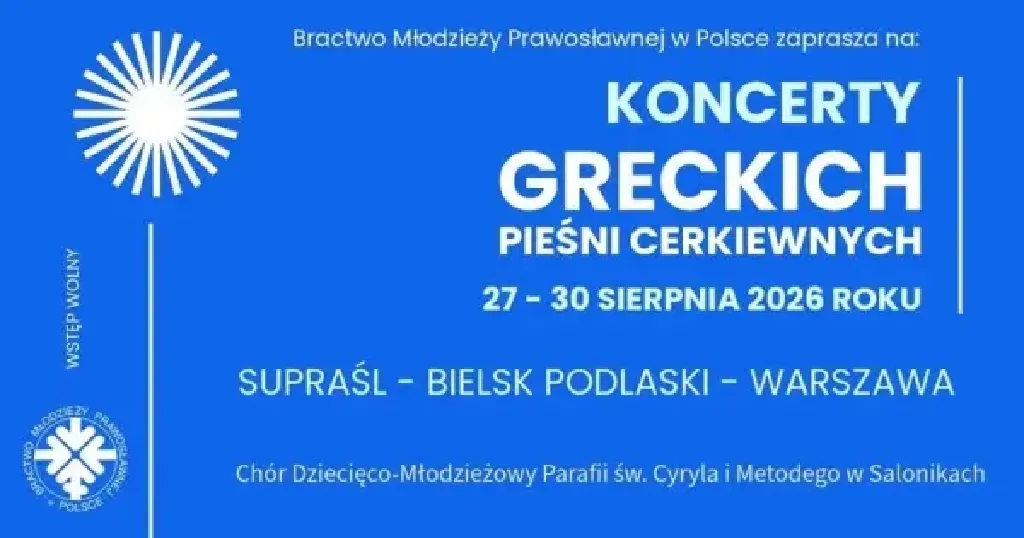 Koncert greckiej muzyki cerkiewnej