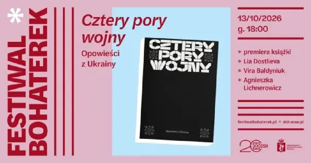 Cztery pory wojny – premiera książki i rozmowa