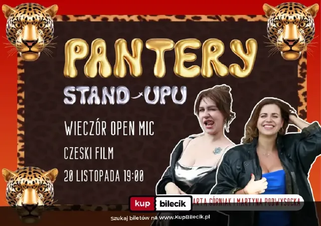 Pantery Stand-upu – open mic w Czeskim Filmie