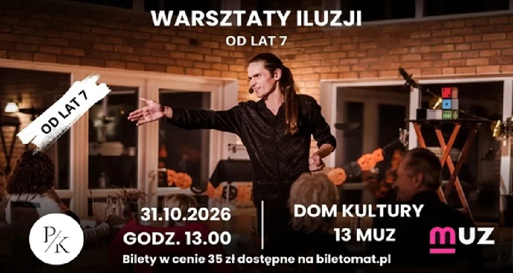Iluzja – warsztaty dla dzieci i młodzieży