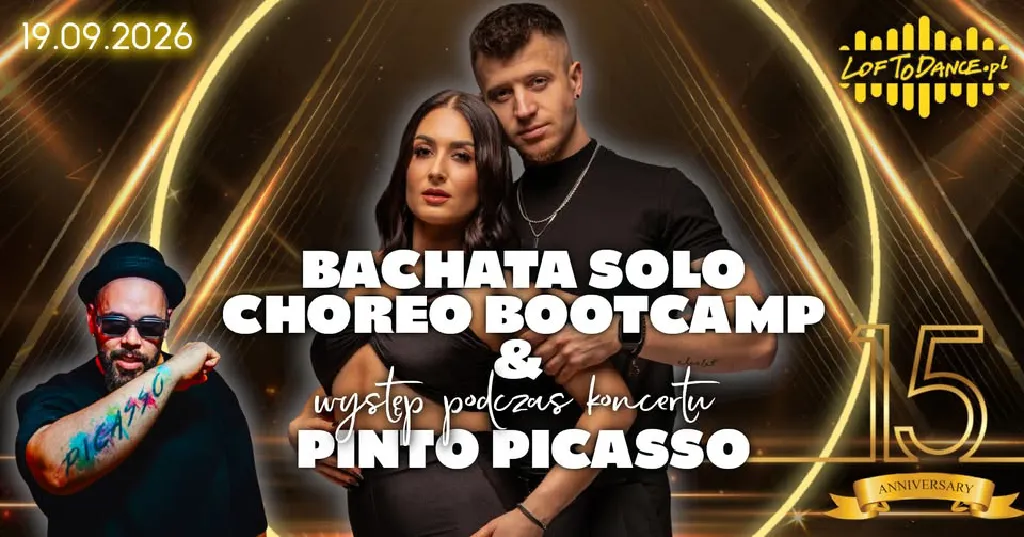 Bachata solo choreo bootcamp i koncert Pinto Picasso